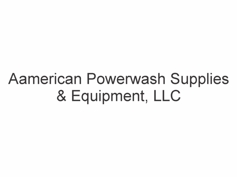 Aamerican Powerwash Equipment and Supplies, LLC